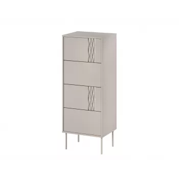 Cama 4S TRESSE komoda 50x40x125 kašmyro matinis