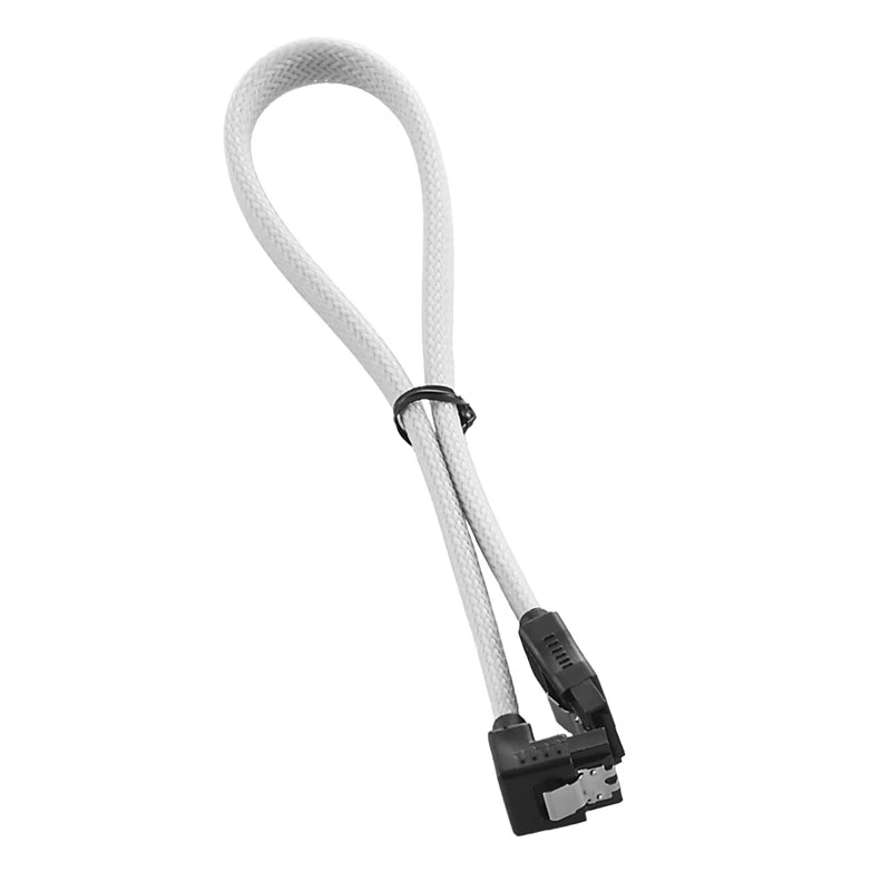 ModMesh Right Angle SATA 3 kabelis 30 cm - baltas - kabelis - skaitmeninis/duomenų (CM-CAB-RSAT-N30KW-R)