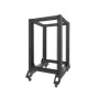 Lanberg Open Rack 19 18u 600x800 Juoda Lanberg