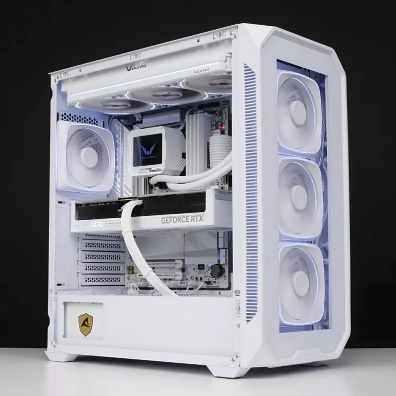 Skystas CPU aušintuvas Valkyrie VK-AIOV240W 240 mm radiatorius su LCD