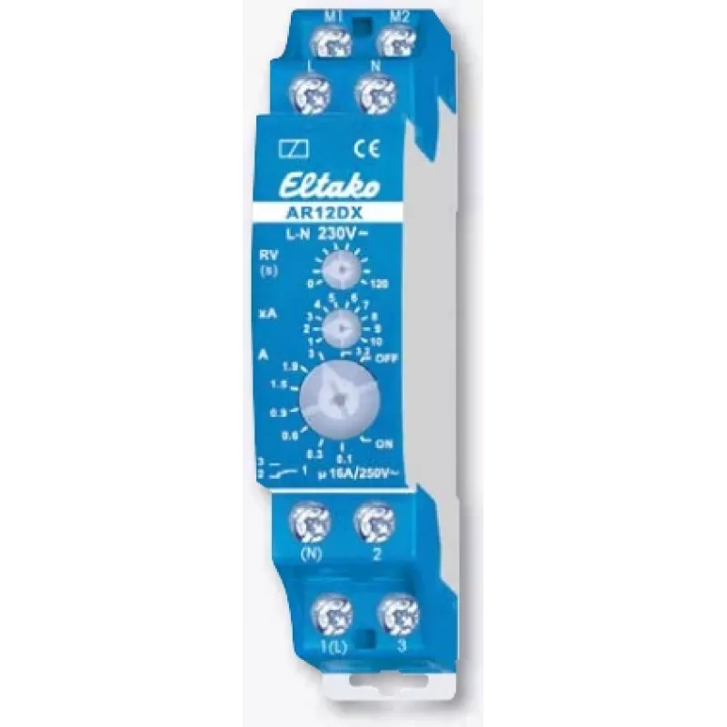 ELTAKO Stromrel. 1xWechs. 16A AR12DX-230V 1TE 230V Einstellbereich 0,1-32A AR12DX-230V (22001130)