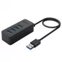 ORICO W5P-U3-100-BK-PRO USB šakotuvas – 5 prievadų USB 3.0 šakotuvas, USB-A, maitinamas per magistralę
