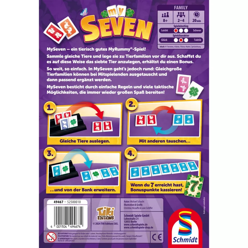 MySeven, stalo žaidimas