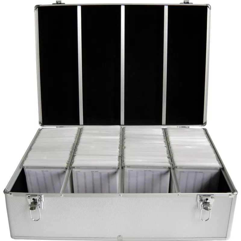 Dėžutinis dėklas MediaRange BOX78, skirtas 1000 diskų, sidabrinis