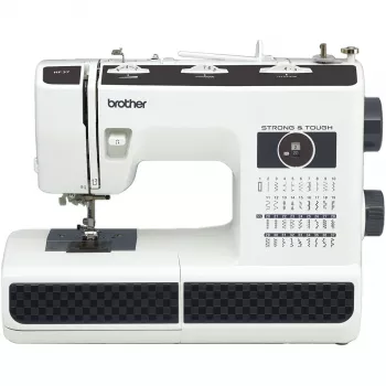 Pusiau automatinė siuvimo mašina Brother HF37 elektromechaninė juoda balta