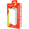CANYON PB-301 LED 30000 mAh PD 20W QC 3.0 balta spalva