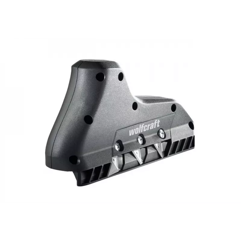 Planer Wolfcraft Triple-blade edge planer 4009000 — grafitas, trapeciniai peiliai, tinka gipso kartono plokštėms