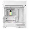 Stalinio kompiuterio korpusas DeepCool CL6600 WH — baltas, palaiko ATX/PS2/SFX/SFX-L maitinimo blokus, 140 mm priekyje, 120/140 mm viršuje/gale, 2,5 colio ir 3,5 colio diskus
