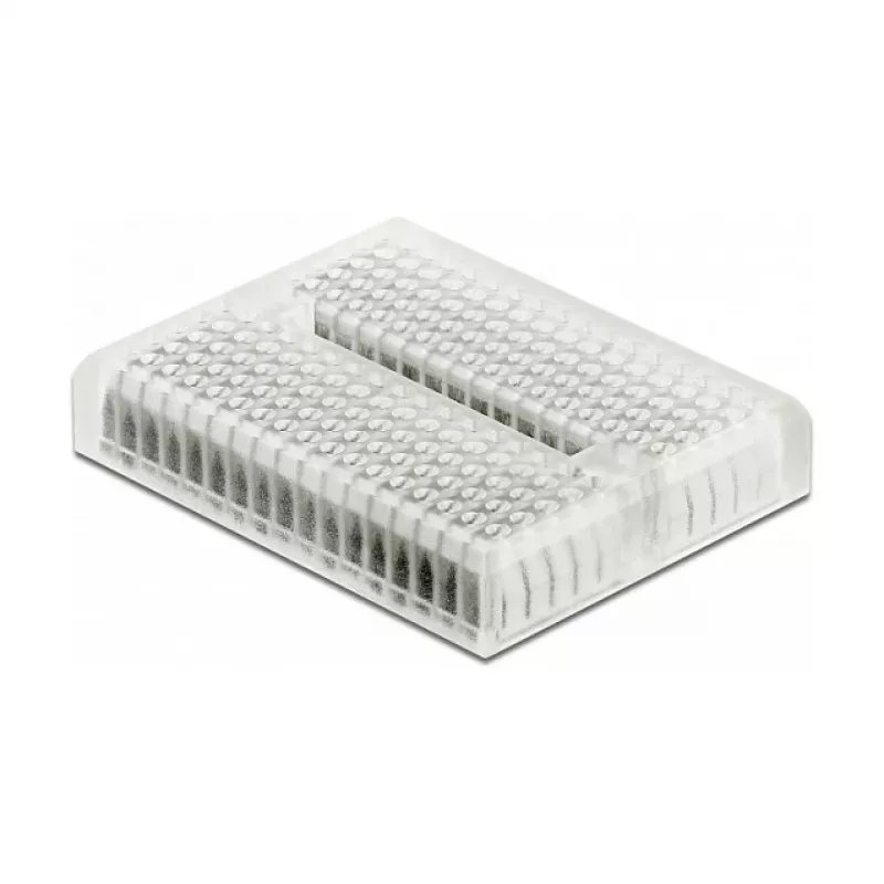 Breadboard DELOCK 18323 — skaidrus plastikas, 36×46×10 mm
