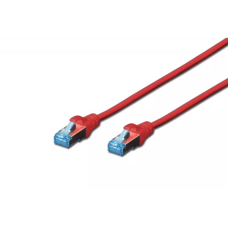 Tinklo kabelis Digitus CAT 5e SF/UTP RJ-45 2 m raudonas