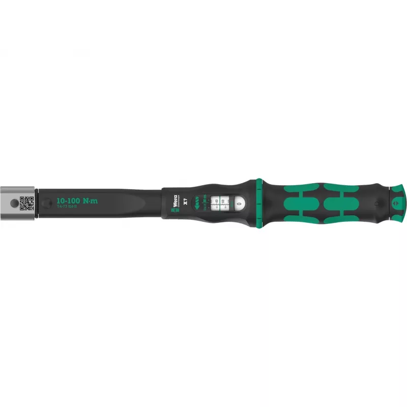 Torque wrench Wera Click-Torque X 7 with Juoda-Green handle, square drive insert 14x18 mm