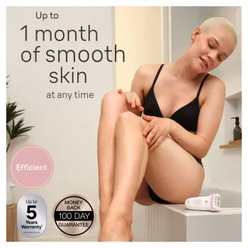 Braun Silk-epil 7 SE7-060 epiliatorius, 40 pincetų, rožinis/baltas