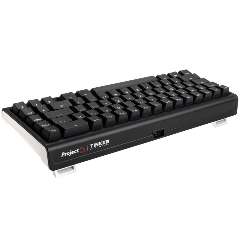 Ducky Tinker 65 klaviatūra, skirta žaidimams, USB, QWERTY, JAV anglų, juoda