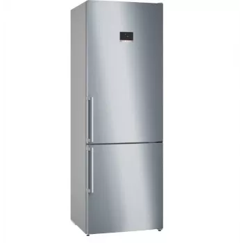 Bosch Series 4 KGN497ICT šaldytuvas-šaldiklis 440 l C, nerūdijantis plienas