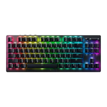 Razer DeathStalker V2 Pro Tenkeyless klaviatūra, žaidimams, USB, Bluetooth, QWERTY, juoda