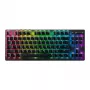 Razer DeathStalker V2 Pro Tenkeyless klaviatūra, žaidimams, USB, Bluetooth, QWERTY, juoda
