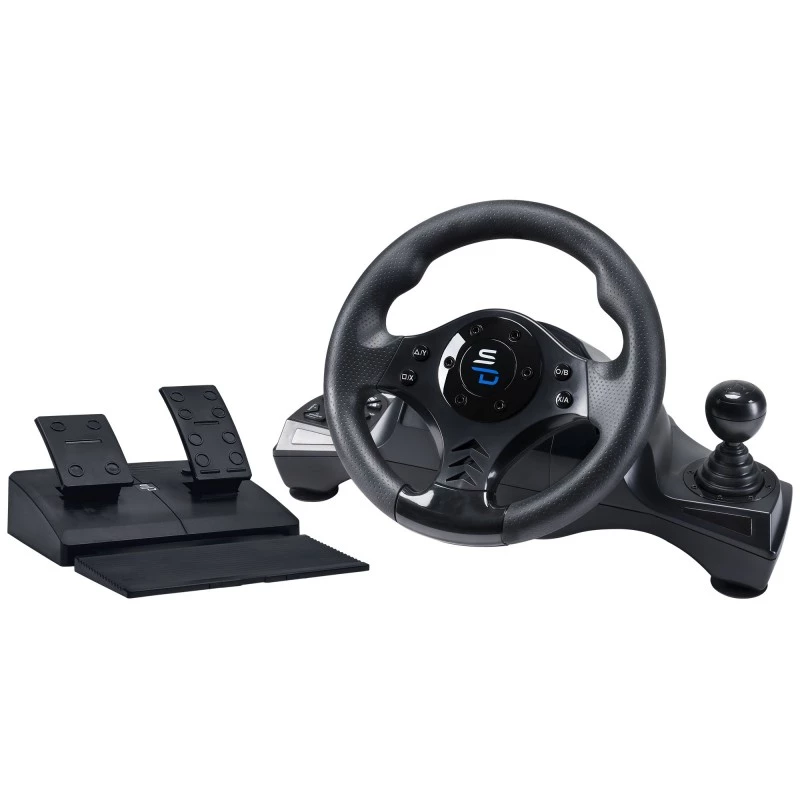 Vairas + pedalai Subsonic SA5156-NG 270° sukimasis USB juodas
