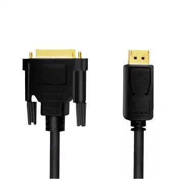 Vaizdo kabelio adapteris LogiLink CV0131 2m DisplayPort DVI juodas