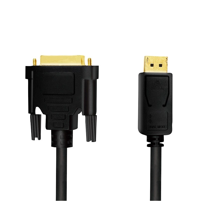 Vaizdo kabelio adapteris LogiLink CV0131 2m DisplayPort DVI juodas