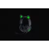 Razer Kraken V2 Pro Kitty Edition – laidinis ausinių komplektas, uždengiančios ausines, juodos spalvos, žaidimams