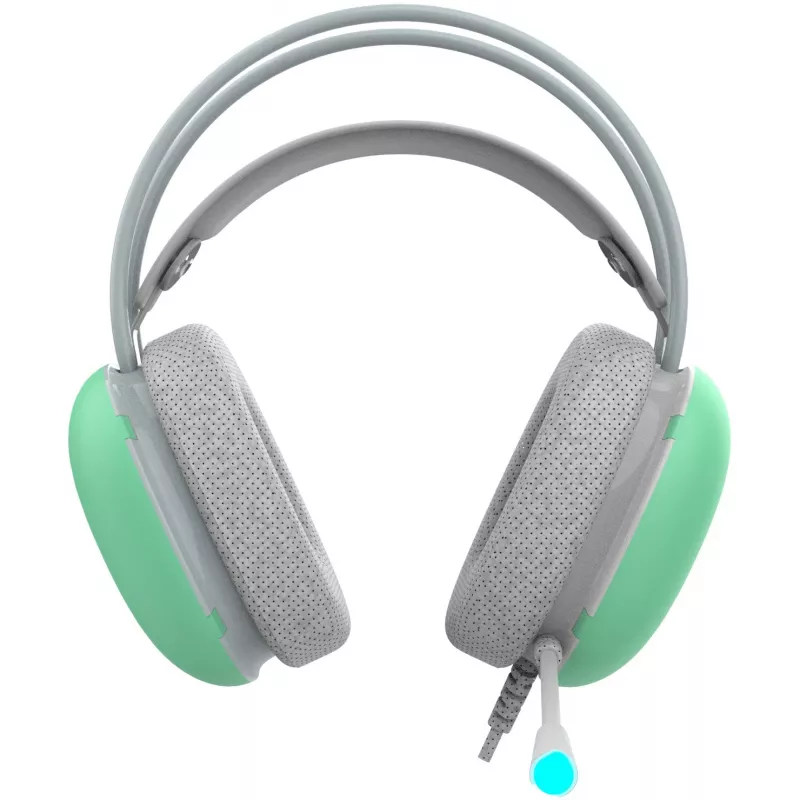 Cian Technology GmbH INCA žaidimų laisvų rankų įranga IGK-X8Y 7.1 USB RGB-LED turkio spalvos - Laisvų rankų įranga