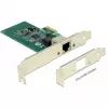 DeLock PCI Express kortelė > 1 x Gigabit LAN - Tinklo adapteris - PCIe 2.1 žemo profilio - Gigabit Ethernet