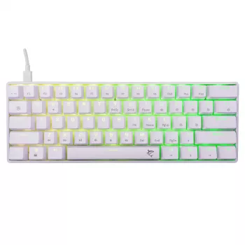 Mechaninė klaviatūra White Shark Shinobi-2 Brown Switch US išdėstymas — kompaktiškas dizainas, Brown jungikliai