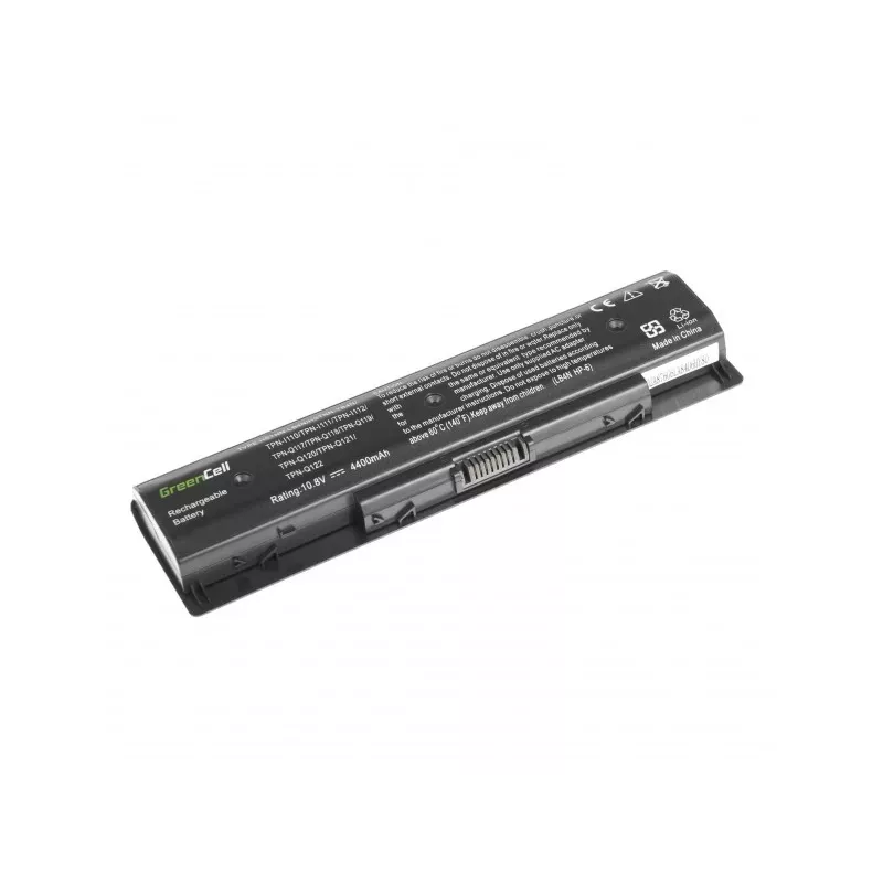 Baterija Green Cell HP78 nešiojamiesiems kompiuteriams HP Pavilion / Envy, 4400 mAh, 10,8 V, 6 celės, ličio jonų, juoda