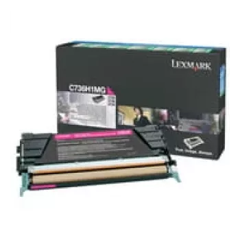 Lexmark C736H1MG spausdintuvo eksploatacinė medžiaga, rausvai raudona