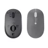 „Lenovo Go“ belaidė kelių įrenginių pelė, biuro, abiem rankoms tinkama, RF belaidė + „Bluetooth“ + USB Type-A, optinė, 2400 DPI