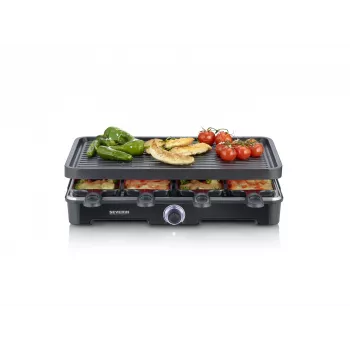 Raclette Grill Severin RG 9670 8 asmenims 1400 W juoda