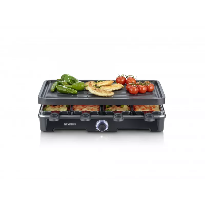 Raclette Grill Severin RG 9670 8 asmenims 1400 W juoda