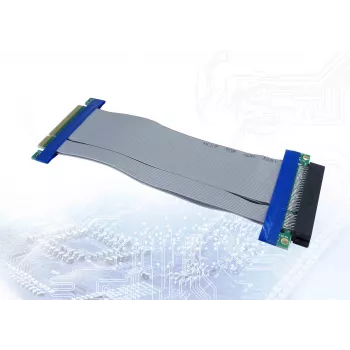 Sąsajos plokštė Inter-Tech 88885364 PCIe mėlyna pilka