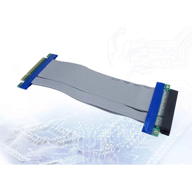 Sąsajos plokštė Inter-Tech 88885364 PCIe mėlyna pilka