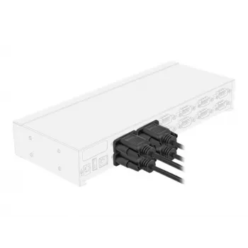 Nuoseklusis kabelis DeLOCK 86605 juodas 2 m RS-232 Sub-D9