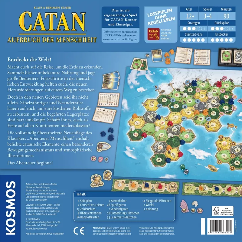 CATAN – žmonijos aušra, stalo žaidimas