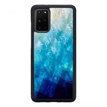 „iKins“ apsauginis dėklas „Samsung Galaxy S20+“ – melsvai juoda apdaila