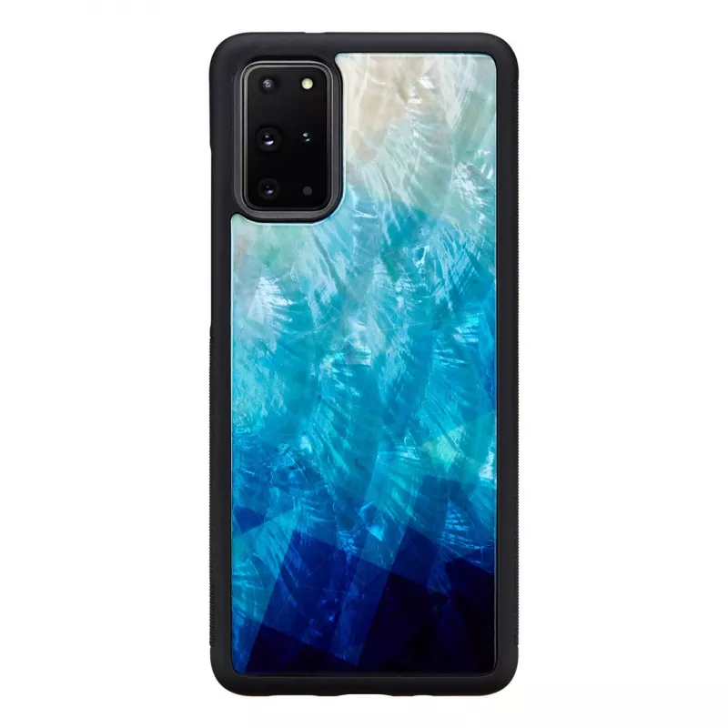 „iKins“ apsauginis dėklas „Samsung Galaxy S20+“ – melsvai juoda apdaila