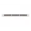 Patch panel 1U LANBERG PPS7-1024-S — 24 prievadų, Cat7, F/UTP, metalinis, 1U (445×102×44,5 mm)