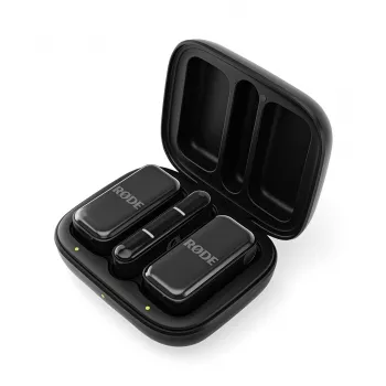 Belaidė mikrofonų sistema Rode Wireless Micro Lightning — įvairiakryptė, 48 kHz, 24 bitų, 100 m diapazonas, 7 val. baterija