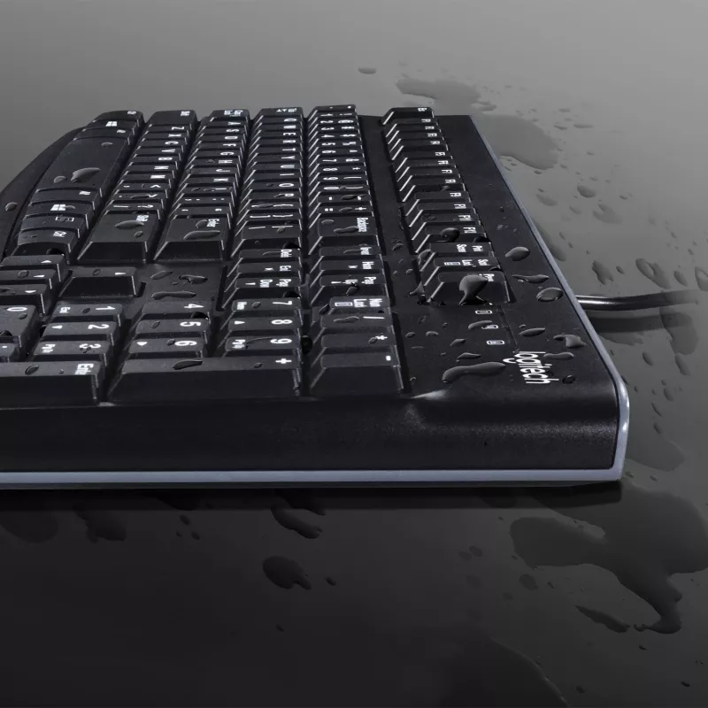Logitech Desktop MK120 Combo, juoda, laidinė, šveicariška, 920-002504