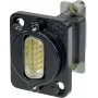 Neutrik D-SUB adapteris D-SUB kištukas 15 kontaktų - D-SUB lizdas 15 kontaktų NADB15MF-B 1 vnt. (NADB15MF-B)