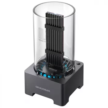 GRAUGEAR G-M2DK-AC-10G Speicherlaufwerk-Docking-Station USB 3.2 Gen 2 (3.1 Gen 2) Type-C Schwarz (G-M2DK-AC-10G)