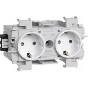 HAGER GS20019016 kištukinis lizdas 2 krypčių Wago kištukinė / gnybtinė technika (GS20019016)