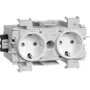 HAGER GS20019016 kištukinis lizdas 2 krypčių Wago kištukinė / gnybtinė technika (GS20019016)