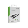 Kabelis Braided USB-Lightning 15 cm juodas
