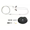 Shure SE535 ausinės laidinės į ausis įdedamos scenai/studijai permatomos
