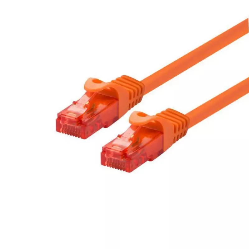 UTP Cat6 tinklo kabelis LOGON 15 m, RJ-45 į RJ-45, oranžinis