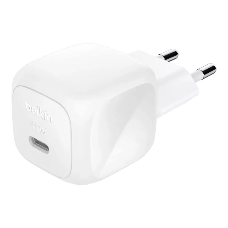 Vidinis įkroviklis Belkin WCA013kqWH universalus greitasis įkrovimas USB Type-C 1 prievadas baltas