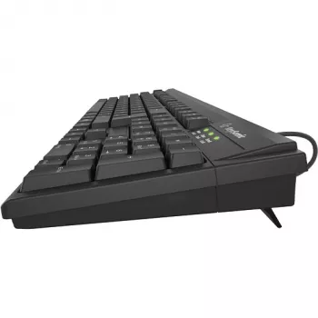 KeySonic KSK-8008U-IP klaviatūra, skirta naudojimui namuose / biure, USB, juoda
